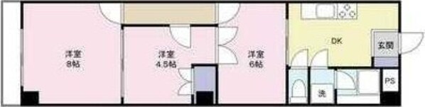 プロスパービルの物件間取画像